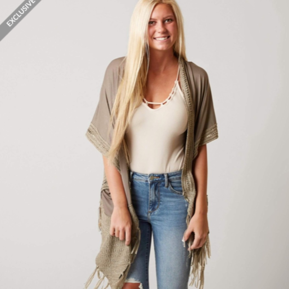 Gimmicks Fringe Cardigan